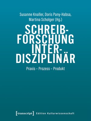 cover image of Schreibforschung interdisziplinär